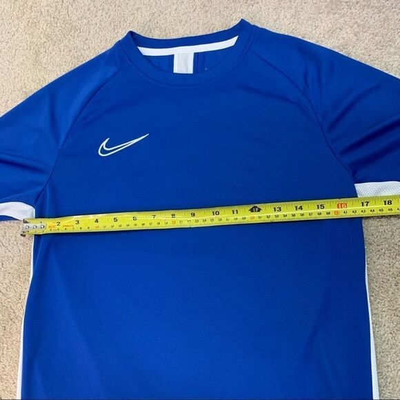 Nike ROYAL BLUE T-SHIRT NIKE DRI-FIT ACADEMY TOP SZ S - Picture 9 of 15